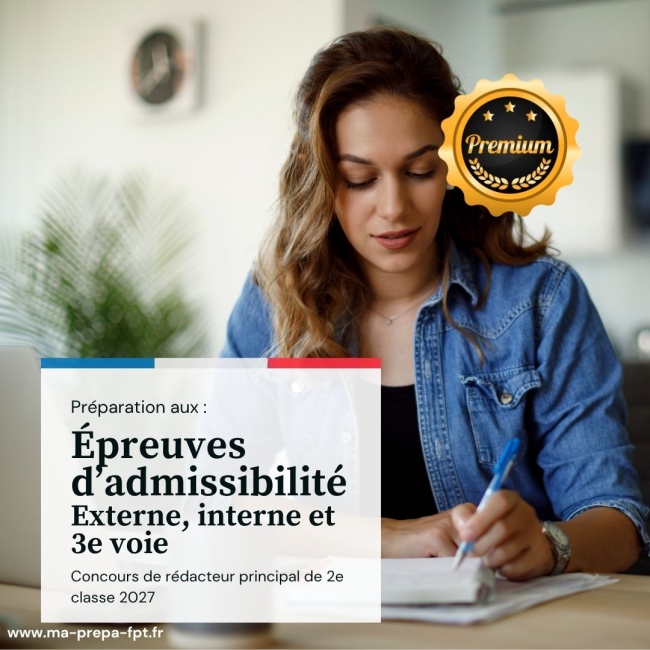 Rédacteur principal de 2e classe - Toutes voies - Premium